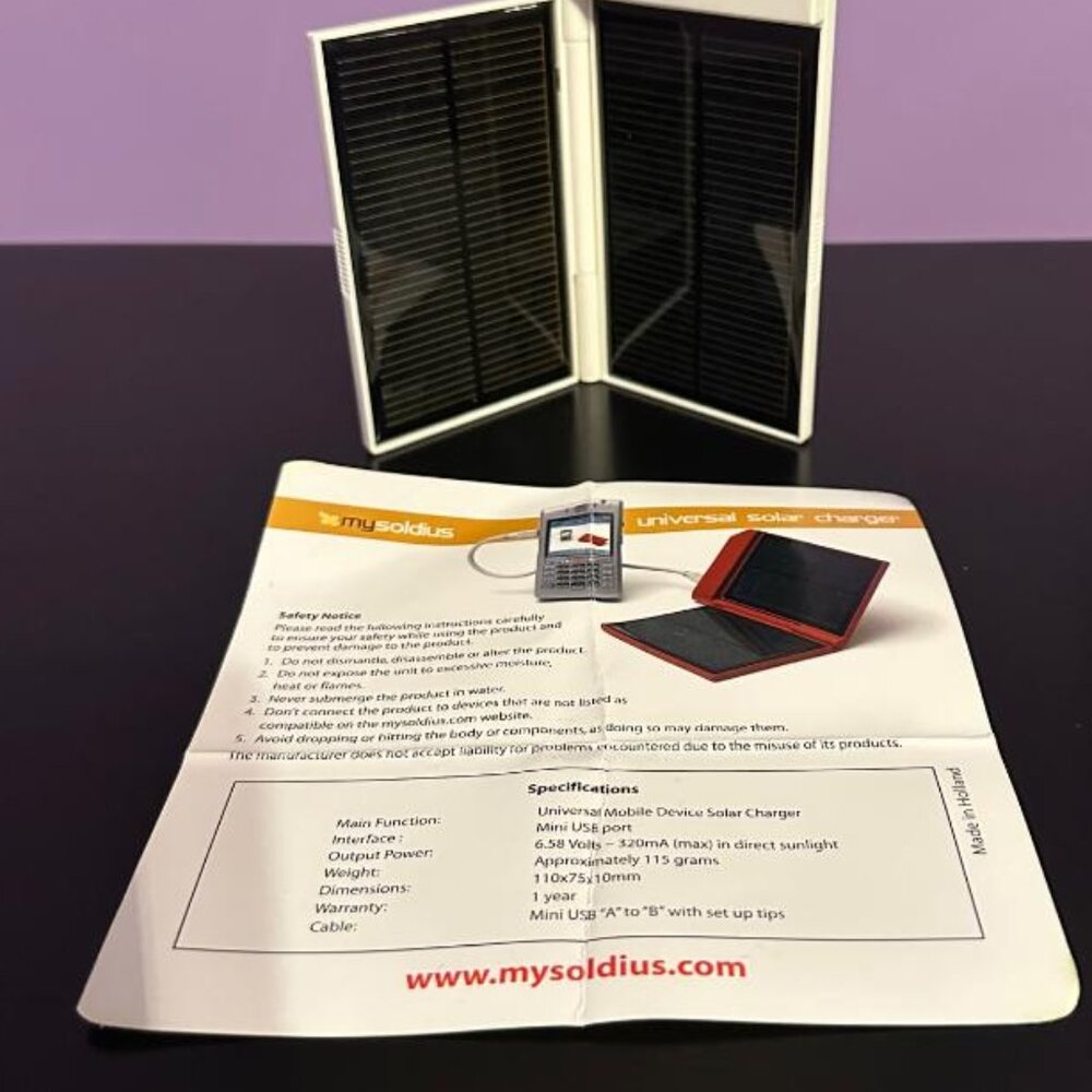 Old solar panel/no wire or adaptor